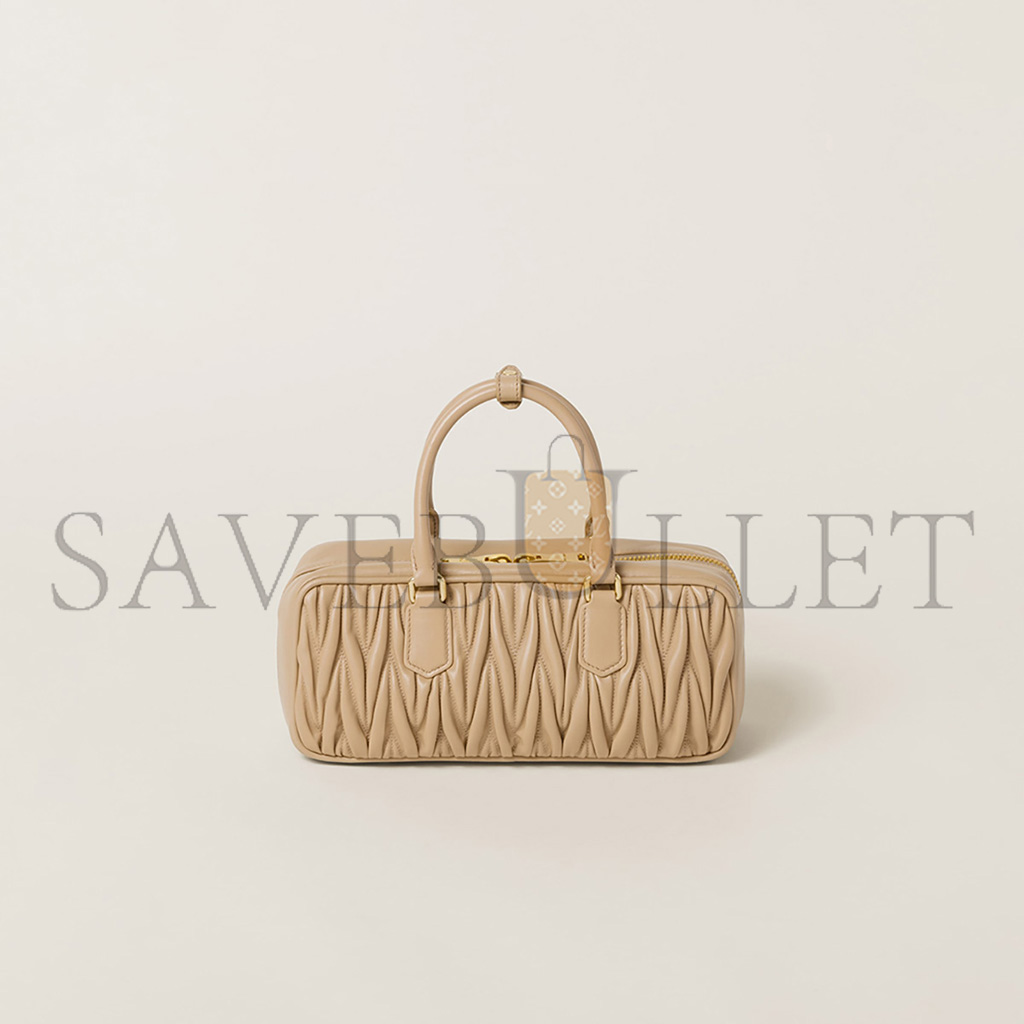 MIU MIU ARCADIE MATELASSÉ NAPPA LEATHER BAG 5BB148 (27*12*9cm) MIU MIU ARCADIE MATELASSÉ NAPPA LEATHER BAG 5BB148 (27*12*9cm)
